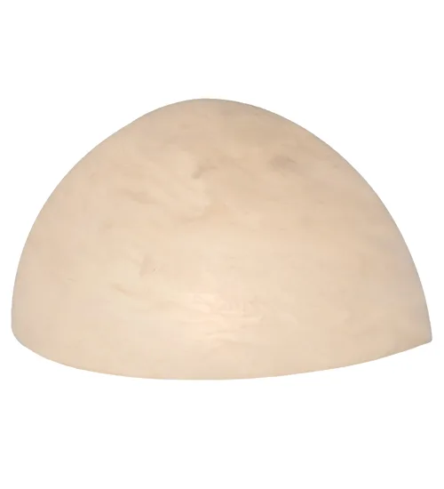 12"W X 6"H X 6"D Lens Alabaster Acrylic Shade