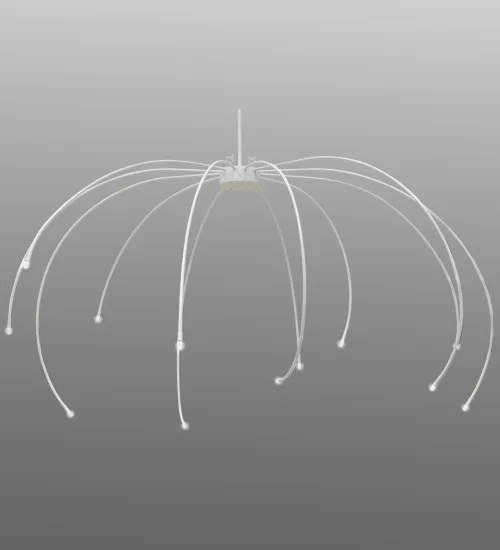 144" Wide American Girl 12 Light LED Chandelier