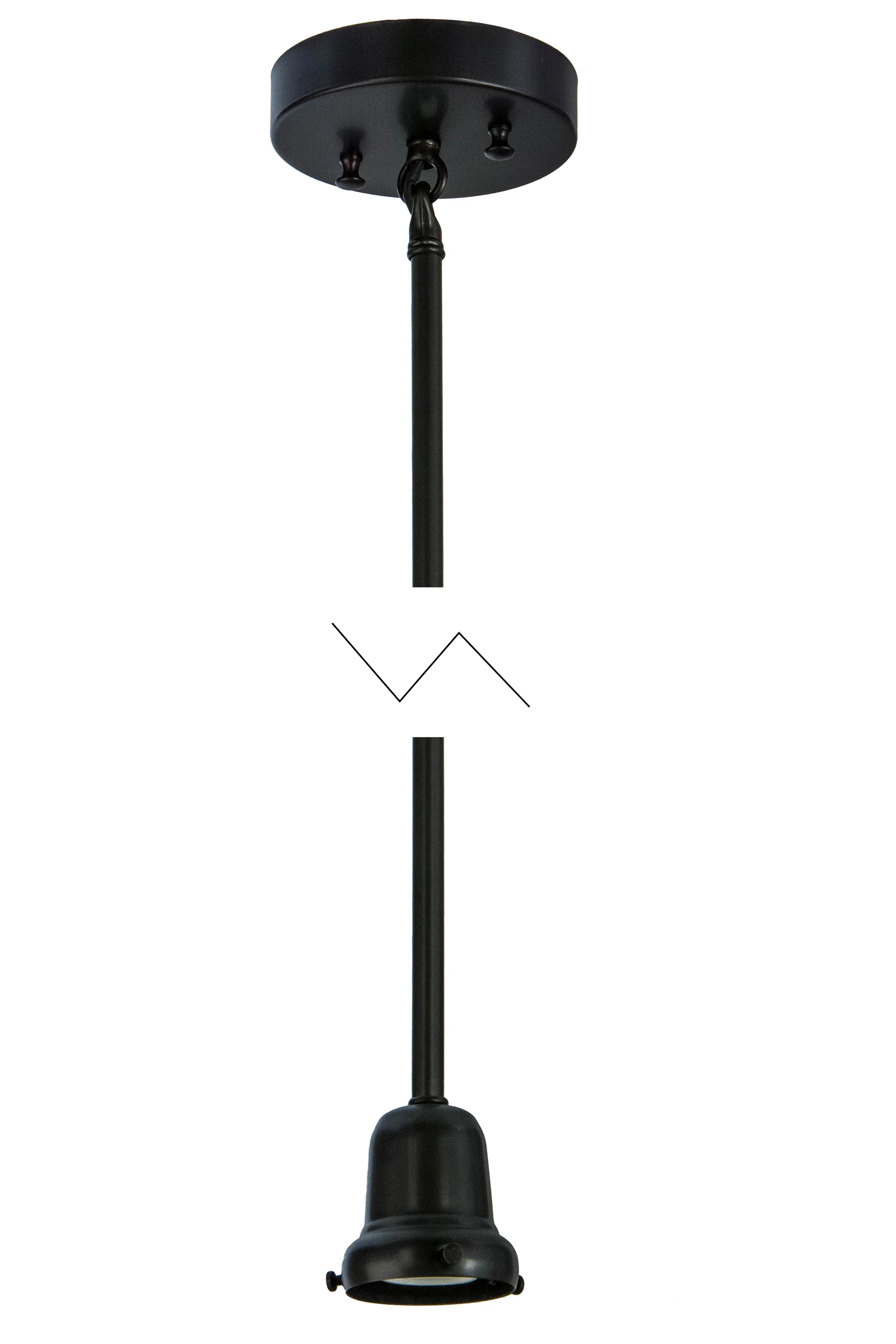 Pendant Hardware LED Pendant Hardware in Craftsman Brown