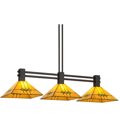 47"L Martini Mission 3 LT Island Pendant