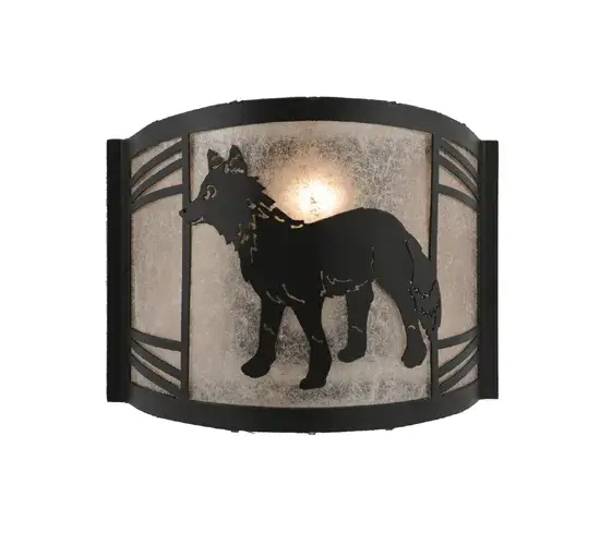 12"W Fox on the Loose Left Wall Sconce - Image 2