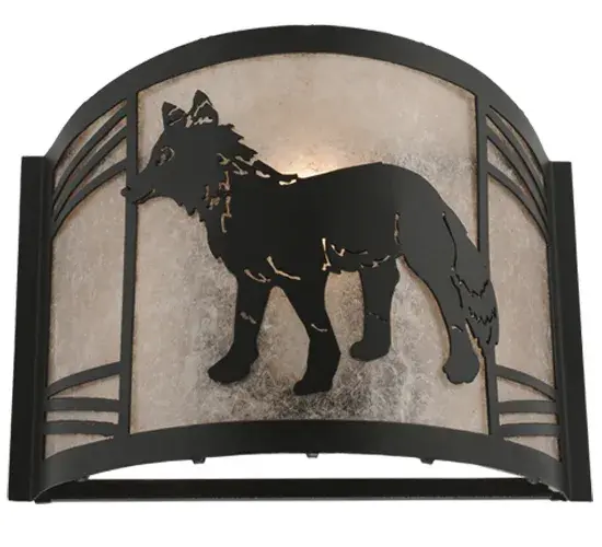 12"W Fox on the Loose Left Wall Sconce - Image 5