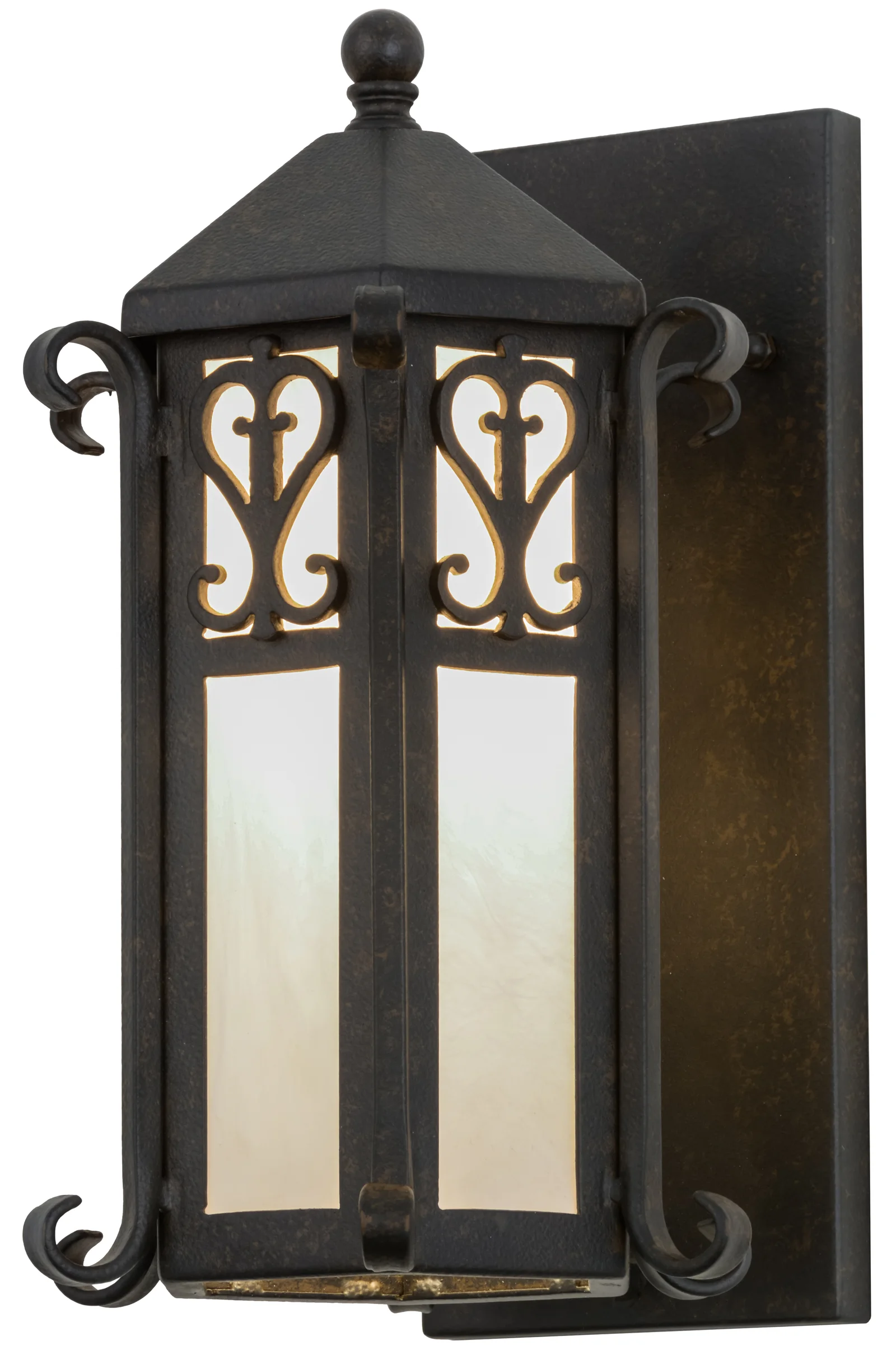 Caprice One Light Wall Sconce in Chestnut