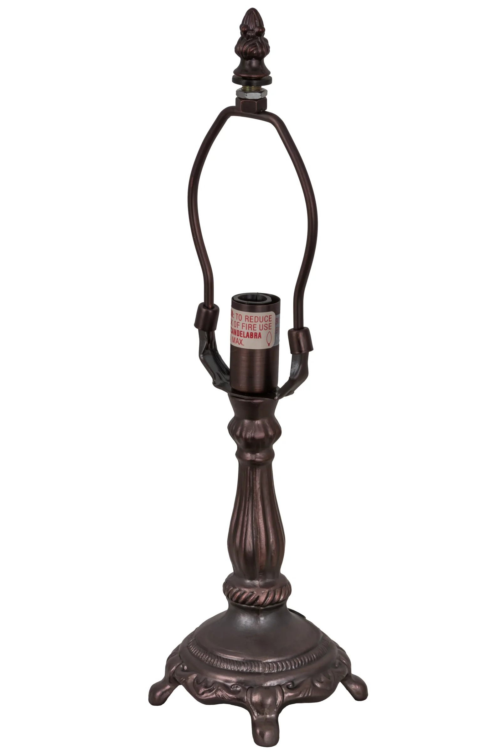 Wisteria One Light Base in Mahogany Bronze