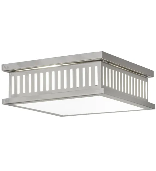 10"Sq Chisolm Passage Flushmount