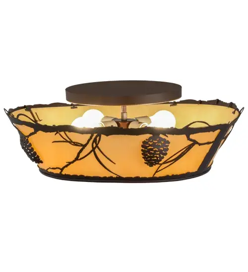 The Meyda Tiffany - Whispering Pines by Meyda Lighting - Image 4