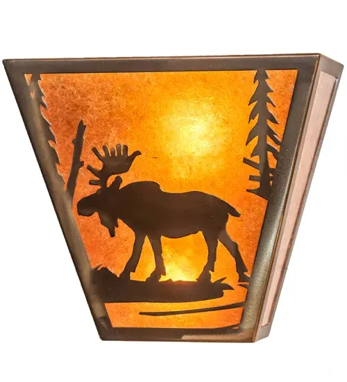 13" Wide Moose Creek Wall Sconce - Image 2