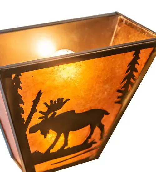 13" Wide Moose Creek Wall Sconce - Image 4
