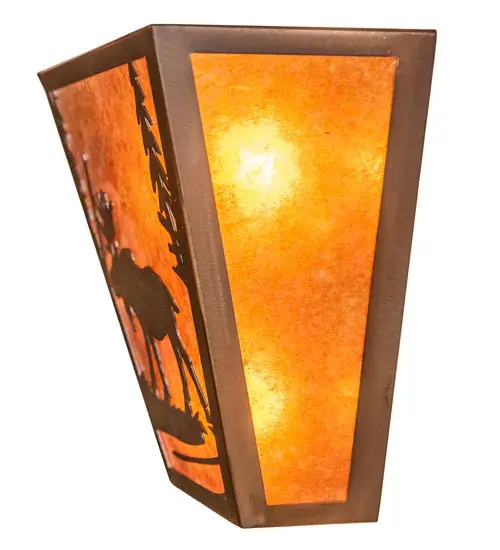 13" Wide Moose Creek Wall Sconce - Image 6