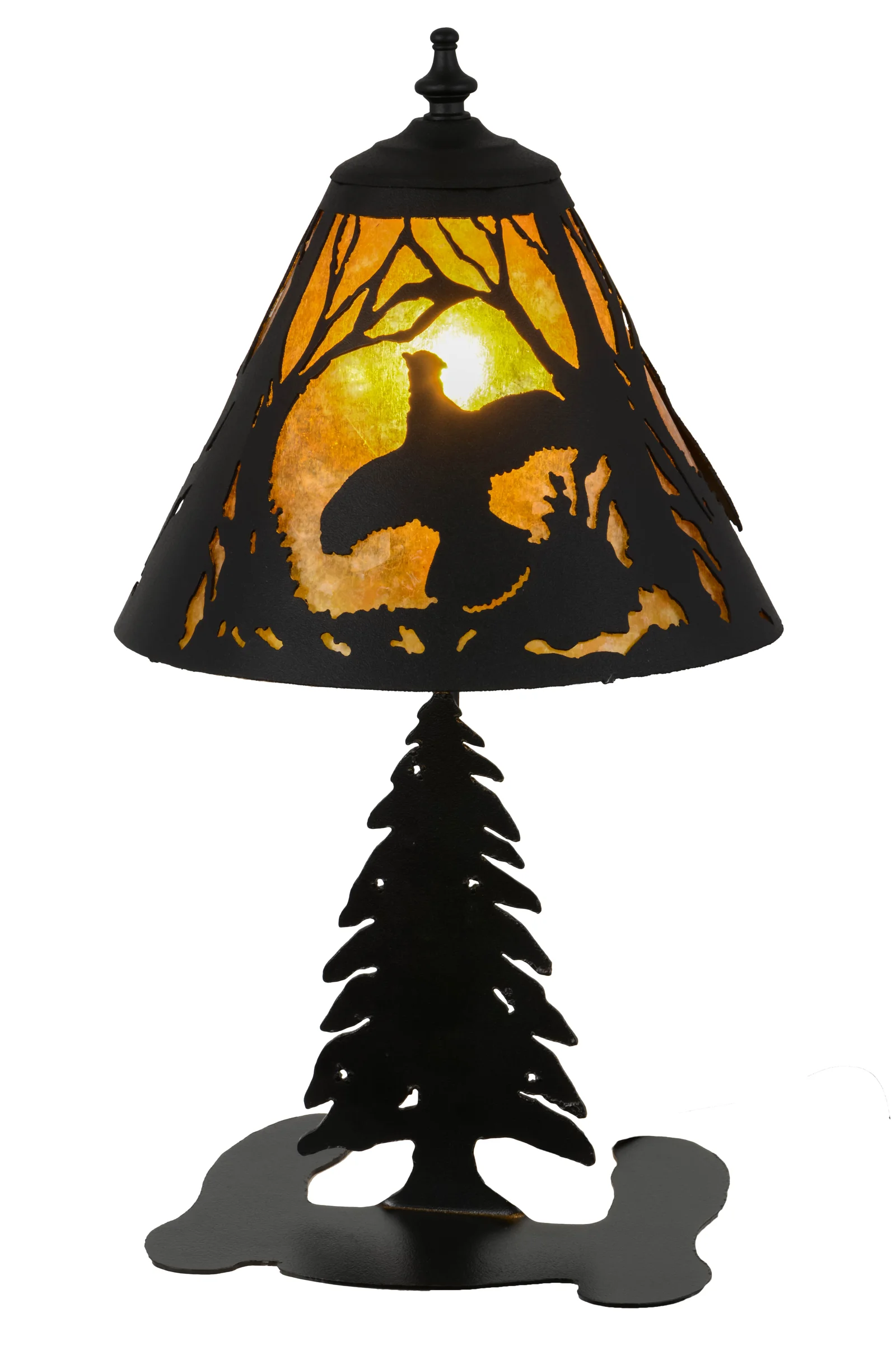 17"H Ruffed Grouse Accent Lamp