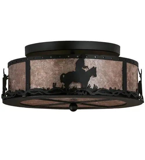 The Meyda Tiffany - Cowboy & Steer by Meyda Lighting - Image 3
