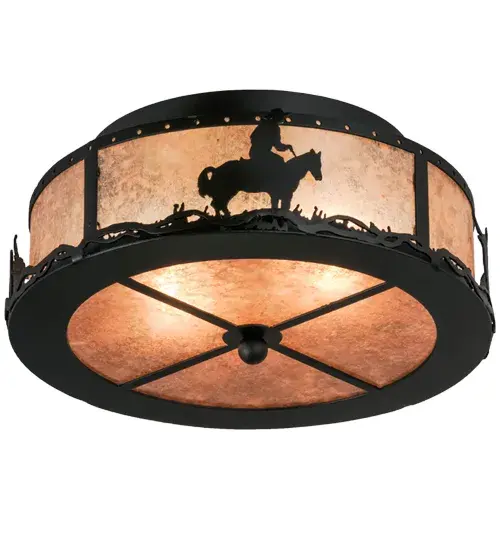 The Meyda Tiffany - Cowboy & Steer by Meyda Lighting - Image 6