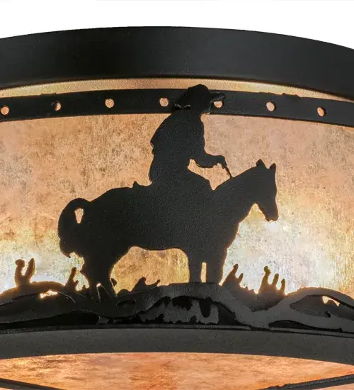The Meyda Tiffany - Cowboy & Steer by Meyda Lighting - Image 8