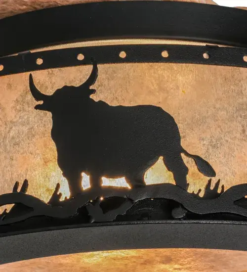 The Meyda Tiffany - Cowboy & Steer by Meyda Lighting - Image 9