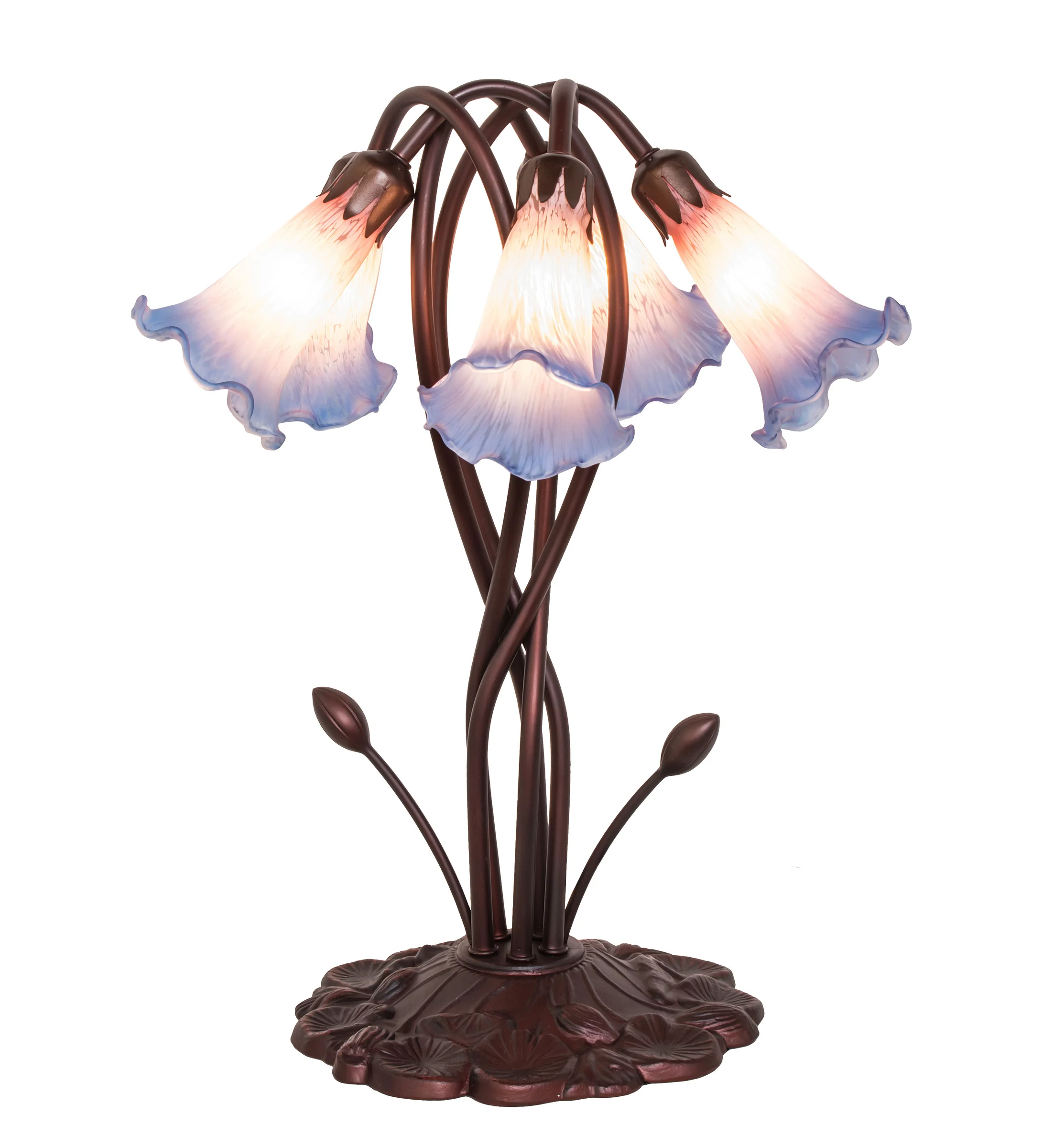 Pink/Blue Five Light Accent Lamp in Pink Blue