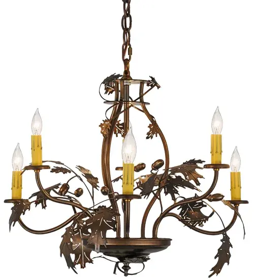 The Oak Leaf & Acorn by Meyda Lighting - Image 5