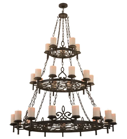 62"W Newcastle 30 LT Chandelier