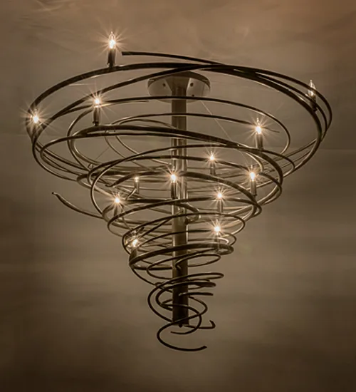 48"W Cyclone 14 LT Chandelier