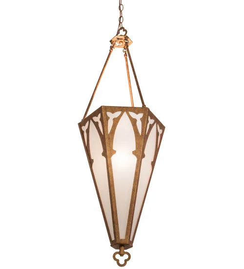 14"W Church Inverted Pendant