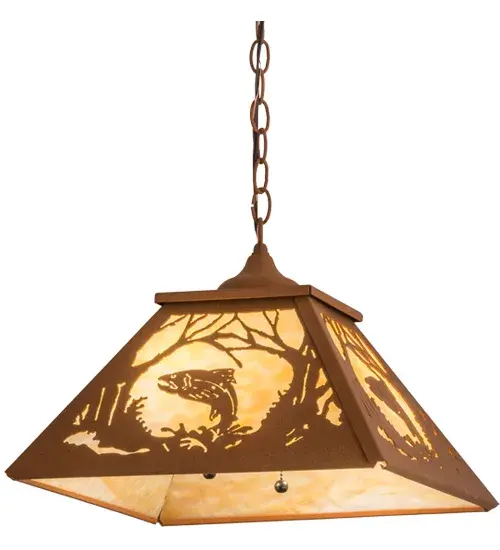 The Northwoods Leaping Trout by Meyda Lighting - Image 1