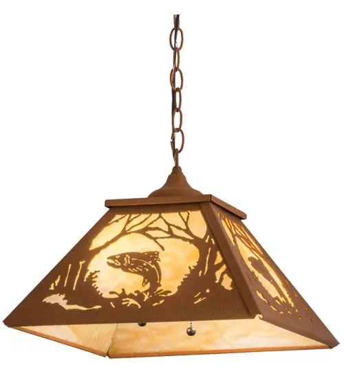 The Northwoods Leaping Trout by Meyda Lighting - Image 2