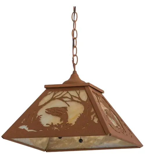 The Northwoods Leaping Trout by Meyda Lighting - Image 3