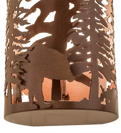 The Bear Through the Trees by Meyda Lighting - Image 9