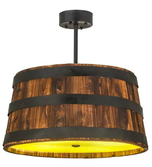 The Whiskey Barrel by Meyda Lighting - Image 1