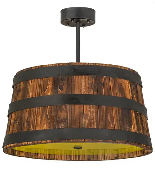 The Whiskey Barrel by Meyda Lighting - Image 3