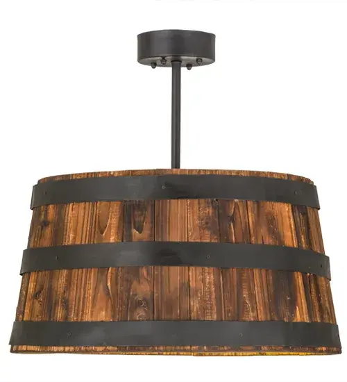 The Whiskey Barrel by Meyda Lighting - Image 5