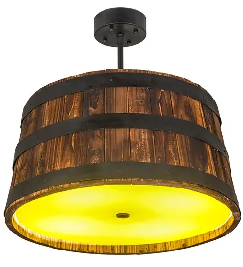 The Whiskey Barrel by Meyda Lighting - Image 6