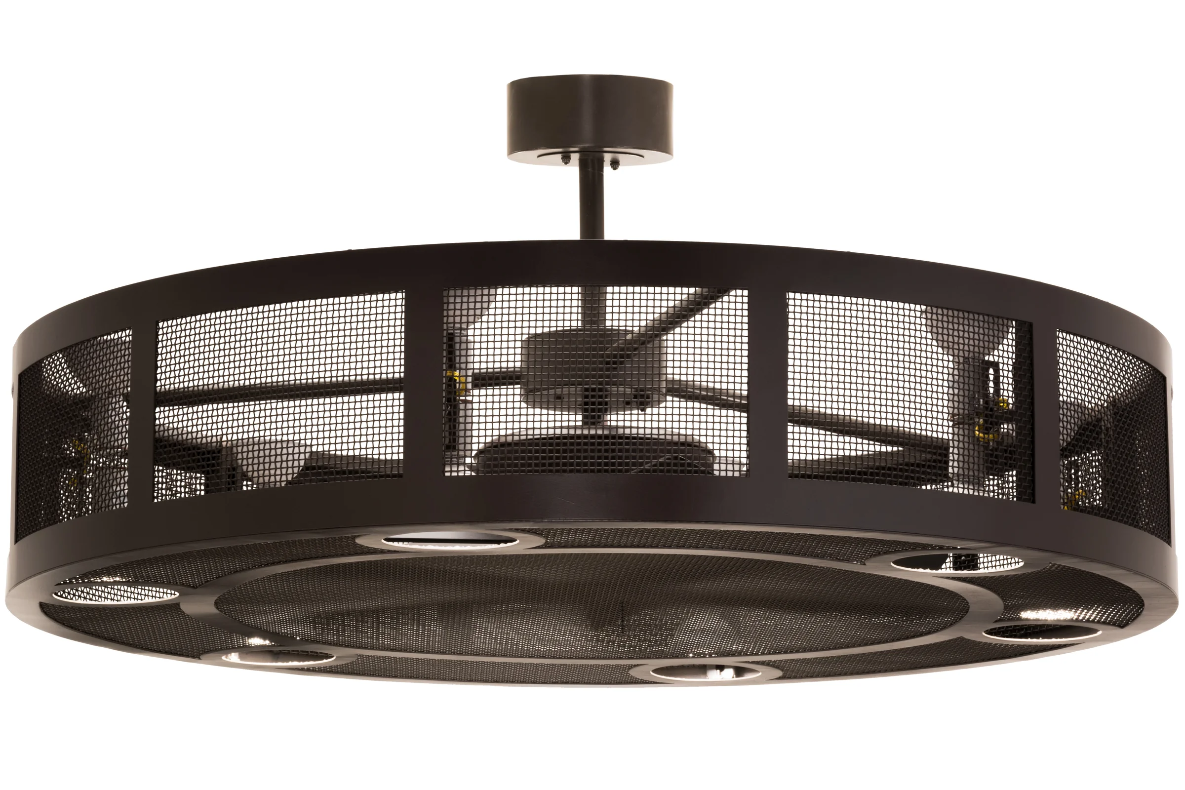 Paloma Golpe LED Chandel-Air in Timeless Bronze