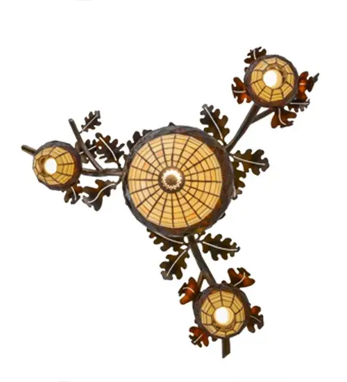 The Acorn Branch by Meyda Lighting - Image 6
