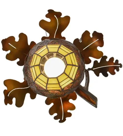 The Acorn Branch by Meyda Lighting - Image 6