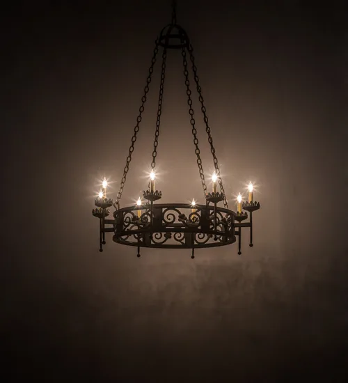 42"W Majella 8 LT Chandelier