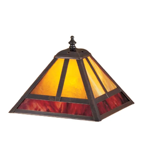 9" Square "T" Mission Shade