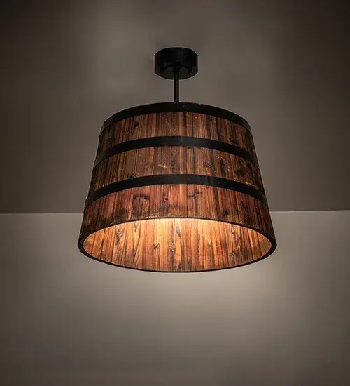 The Whiskey Barrel by Meyda Lighting - Image 1