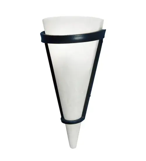 A sleek and curvaceous, minimalist design... This cool wall sconce is designed with a simple Cone shade featured in a Whitestone Idalight lens and complemented with Blackwash finished hardware and frame. This ADA wall fixture can be used to illuminate corridors and lobbies from Worcester, Massachusetts, to Newport News, Virginia, to Brownsville, Texas. The Perla Wall Sconce is included in our American-made, American-designed, handcrafted Mid-Century Modern Collection and is manufactured in Yorkville, New York. UL and cUL listed for dry and damp locations. Collection: Perla Finish: Blackwash Glass: Whitestone Idalight Width: 9.00" Height: 15.00" Length: 4.00" Weight: 6.00 lb Extension from Wall: 4.00" Number of Bulbs: 1 Maximum Wattage: 25.00 W Bulb Type: BA9 Bulb Base: E12 Material: Steel Country of Origin: USA Safety Listing: Dry Safety Rating: Damp