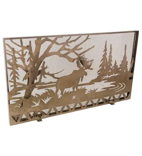 63"W X 35"H Moose Creek Fireplace Screen - Image 2