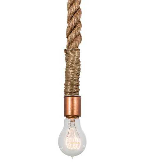 5"W Rope Mini Pendant