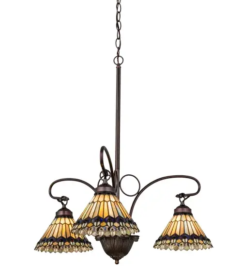 The Tiffany Jeweled Peacock by Meyda Lighting - Image 2