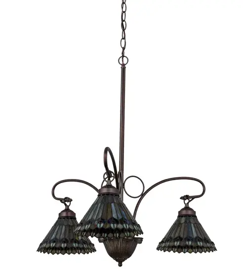 The Tiffany Jeweled Peacock by Meyda Lighting - Image 3