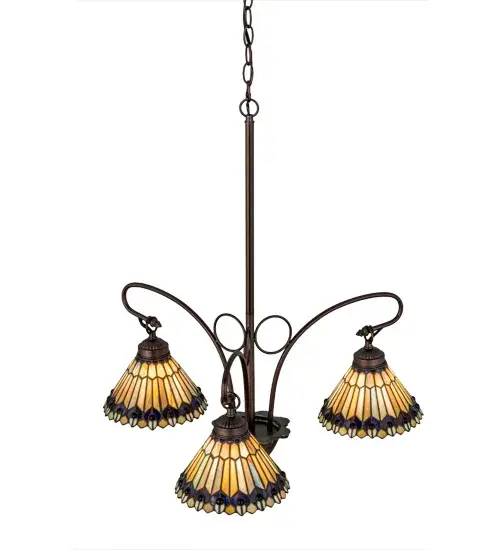 The Tiffany Jeweled Peacock by Meyda Lighting - Image 4