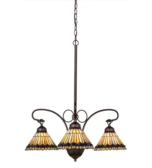 The Tiffany Jeweled Peacock by Meyda Lighting - Image 5