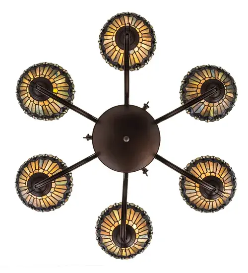 The Tiffany Jeweled Peacock by Meyda Lighting - Image 7