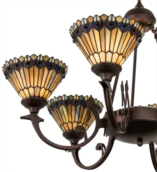The Tiffany Jeweled Peacock by Meyda Lighting - Image 8