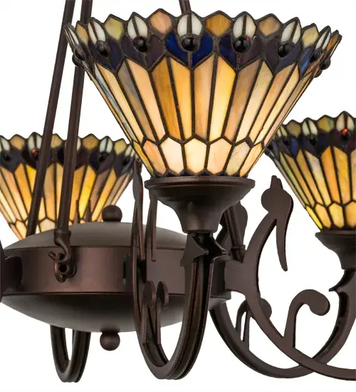 The Tiffany Jeweled Peacock by Meyda Lighting - Image 9