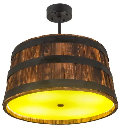 The Whiskey Barrel by Meyda Lighting - Image 6