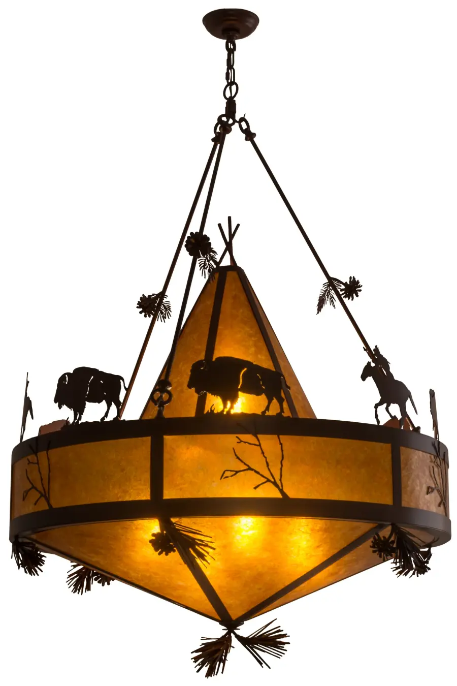 The High Plains Rider and The Herd by Meyda Lighting - Image 1