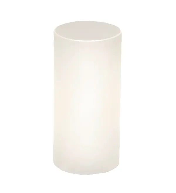 This Cilindro shade is designed to bring an appealing architectural design to light. The Clear Frosted Glass shade can be paired with hardware to create a mini pendant; ceiling fixture; or wall sconce to make a dramatic design statement. The Cilindro Clear Frosted Glass Shade is included in our American-designed; handcrafted Contemporary Lighting Collection.